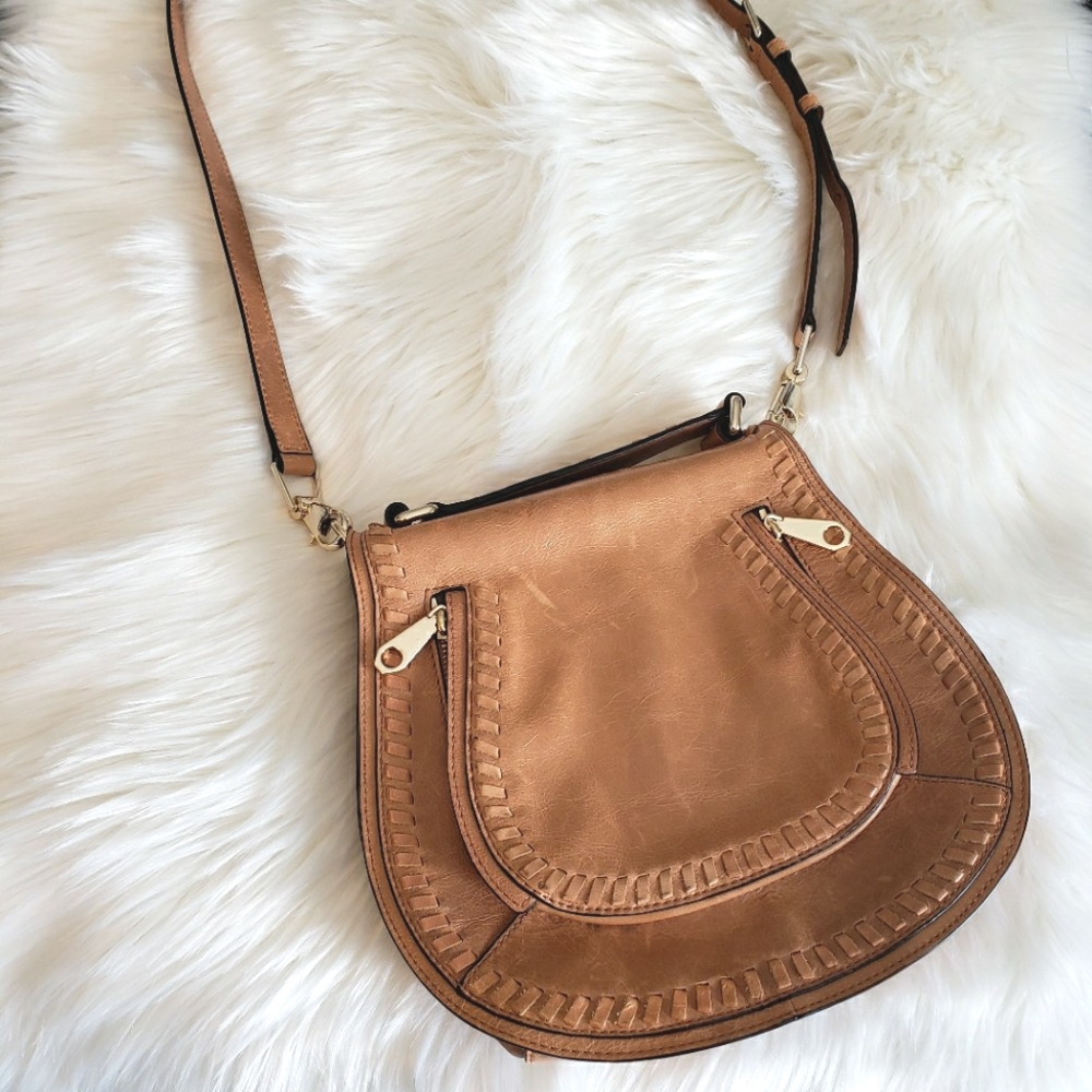 Rebecca Minkoff Vanity Saddle Bag - Sandstone